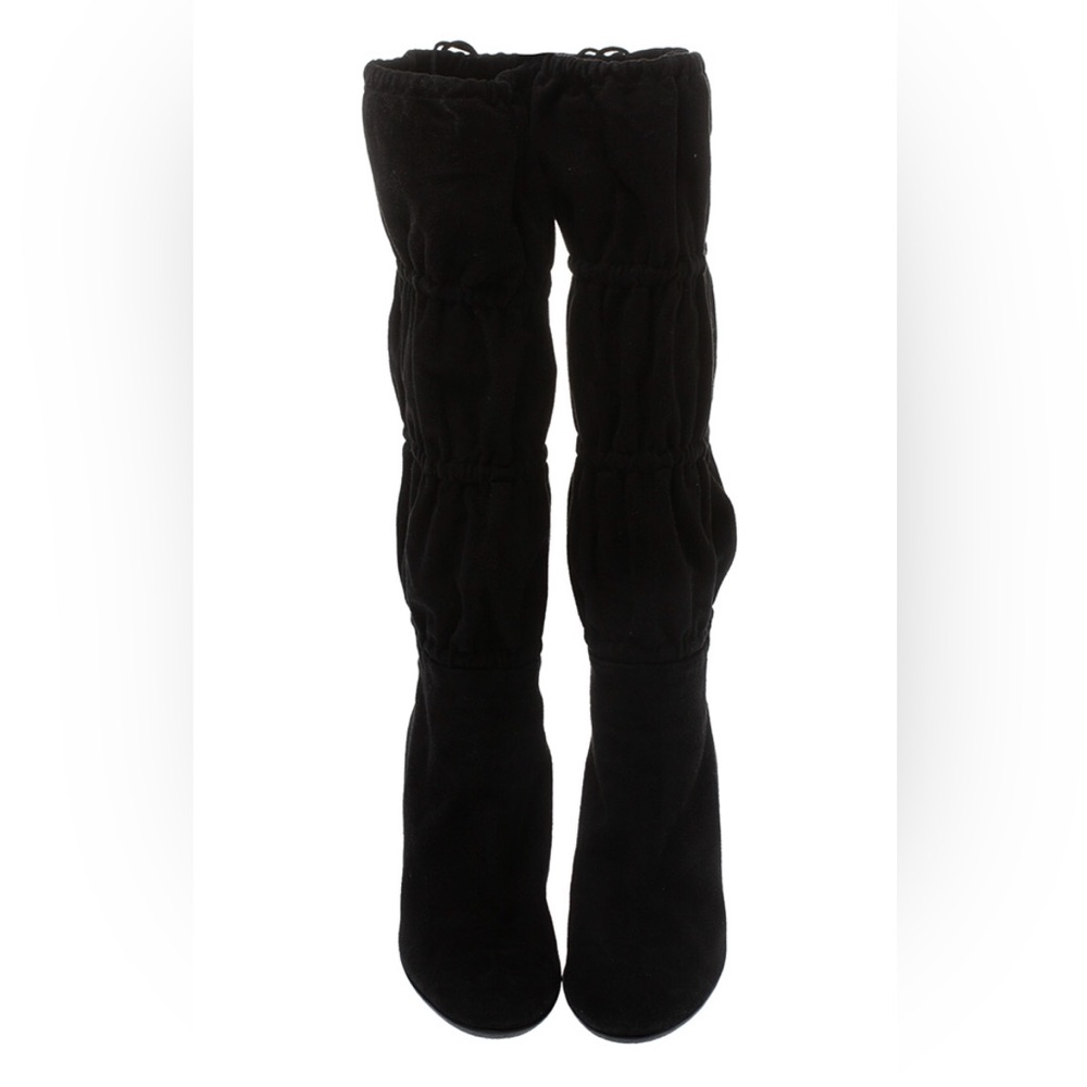 Roberto Cavalli Black Suede Boots